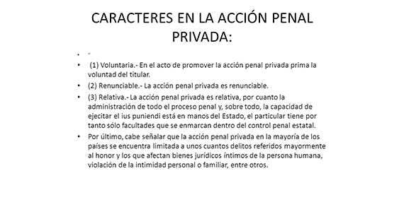abogados, procedimiento de acción penal privada